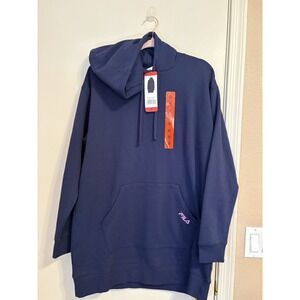 Fila Pullover Hoodie Sweatshirt Fila Navy Logo Crew Neck Size M Long Sleeve
